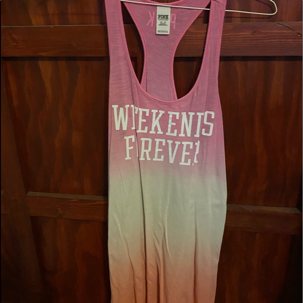 Gently worn PINK Victoria Secret Tank XS but fits like small to medium